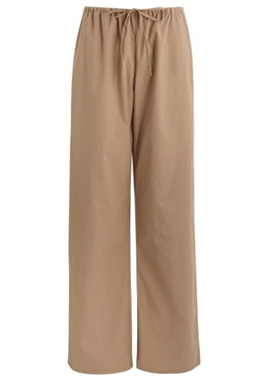 Matteau Drawcord Cotton Trousers - Stone - 3 (UK 10 / M)