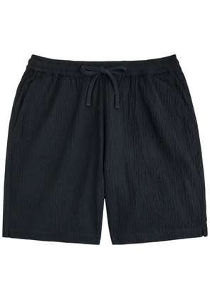 Universal Works Seersucker Shorts - Navy - S