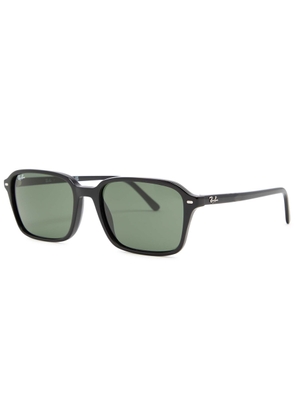 Ray-ban Raimond Rectangle-frame Sunglasses - Black - One Size