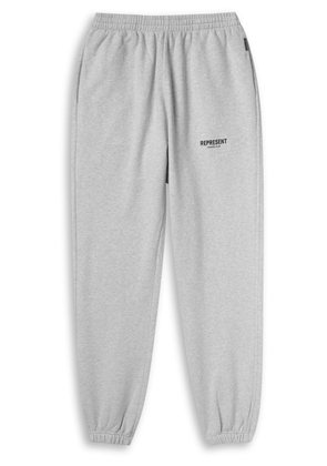 Represent Owners Club Logo-print Cotton Sweatpants - Grey - Xxl