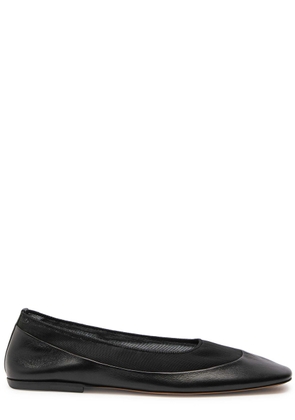 Dries Van Noten Glove Mesh and Leather Ballet Flats - Black - 41 (IT41 / UK8)