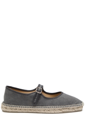 Castañer Padau Canvas Espadrille Flats - Grey - 36 (IT36/ UK3)