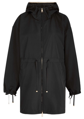 Moncler Shaverne Hooded Shell Parka - Black - 2 (UK 12 / M)