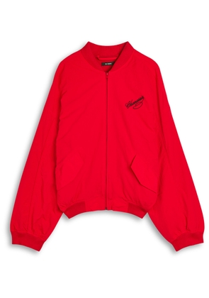 Willy Chavarria Logo-embroidered Shell Bomber Jacket - Red - S