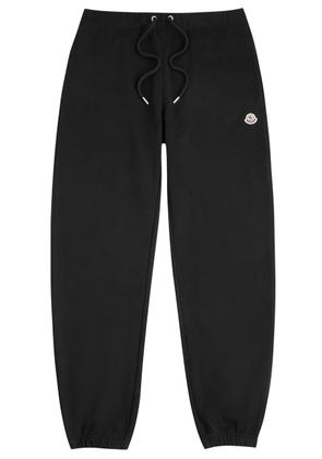 Moncler Logo Cotton Sweatpants - Black - XL