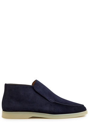Aurélien City Suede Loafers - Navy - 41 (IT41 / UK7)
