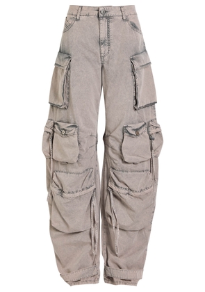 The Attico Cotton Cargo Trousers - Grey - 29 (W29 / UK12 / M)