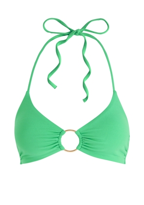 Melissa Odabash Hamburg Ring-embellished Bikini top - Green - 38 (UK6 / XS)