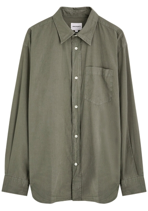 Norse Projects Ole Cotton-blend Shirt - Khaki - XL