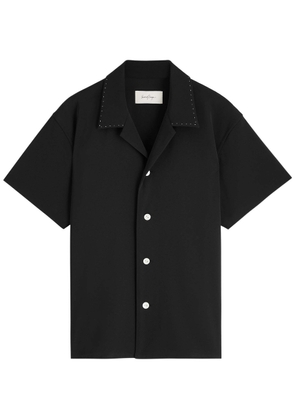Second Layer Avenue Stretch-crepe Shirt - Black - M