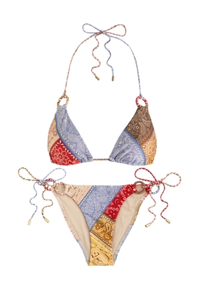 Zimmermann Lucky Printed Bikini - Multicoloured 1 - 3 (UK 14 / L)