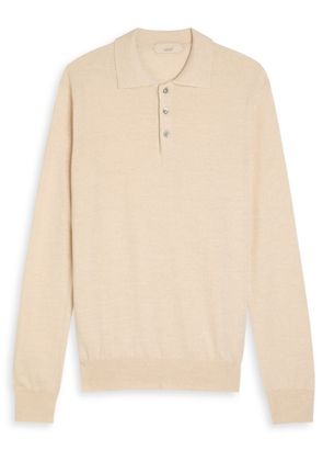 Aurélien Wool Polo Shirt - Beige - M