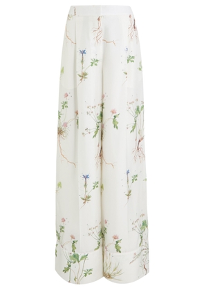 Erdem Printed Silk Pyjama Trousers - No Colour - 10 (UK10 / S)