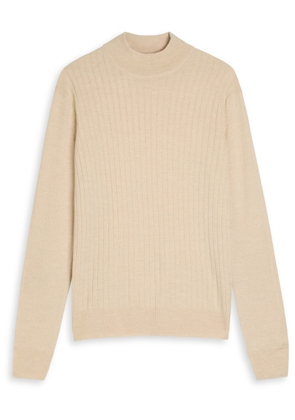 Aurélien Ribbed-knit Wool Jumper - Beige - Xxl