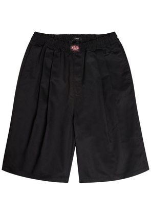 Willy Chavarria Orale Canvas Shorts - Black - S
