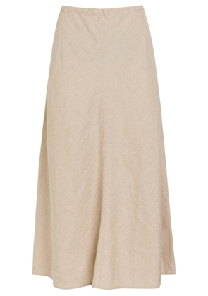 Eileen Fisher Linen Maxi Skirt - Natural - M (UK 14-16 / L)