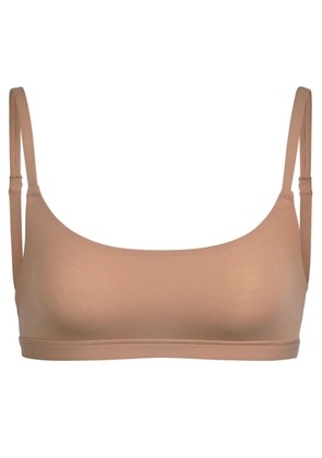 Skims Stretch-jersey Scoop Bralette - Light Brown - M (UK12 / M)