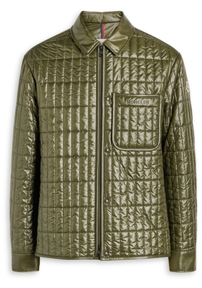 Moncler Madiere Quilted Shell Jacket - Dark Green - 3 (S)