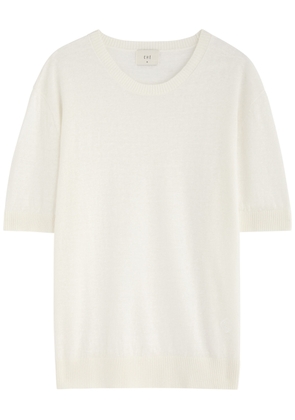 CHE Linen-knit T-shirt - Cream - XL