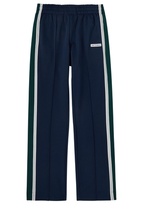 Casablanca Logo Panelled Jersey Track Pants - Navy - XL