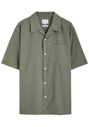 Norse Projects Carsten Cotton-blend Shirt - Khaki - S