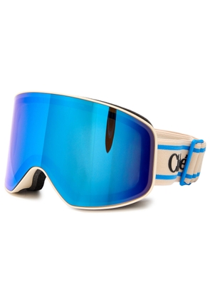 Chloe Logo D-frame ski Goggles - White Ivory Other - One Size
