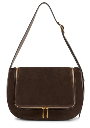 Anya Hindmarch Vere Suede and Leather Shoulder bag - Brown - One Size