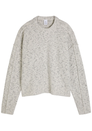 Won Hundred Bently Wool and Cotton-blend Jumper - Grey - L