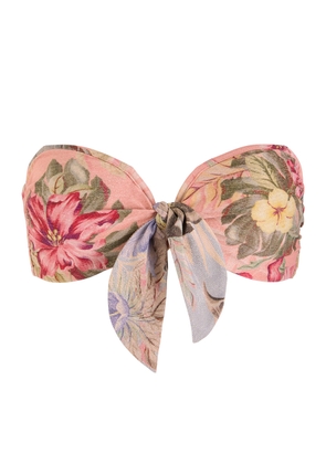 Zimmermann Coco Metallised-print Bikini top - Multi Floral - 1 (UK 10 / S)