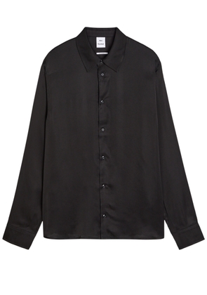 Won Hundred Adriel Satin Shirt - Black - M