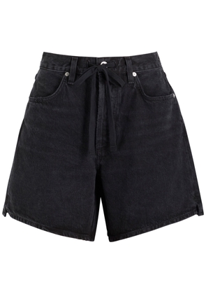 Citizens OF Humanity Brynn Drawstring Denim Shorts - Black - 30 (W30 / UK12 / M)