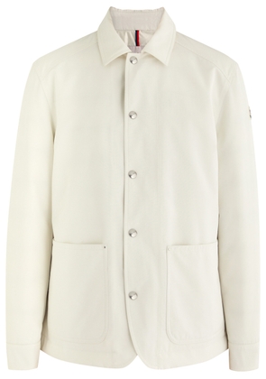 Moncler Buffaure Hooded Woven Jacket - White - 5 (UK44 / Xxl)