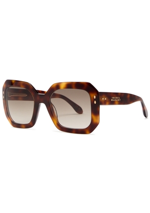 Isabel Marant Oversized Sunglasses - Brown Havana - One Size