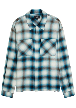 Represent Sun Bleached Flannel Shirt - Blue - M