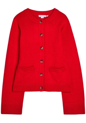 Good American Knitted Cardigan - Red - XS (UK6 / XS)