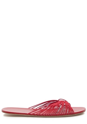 The Row Sara Leather Thong Sliders - Red - 38 (IT38 / UK5)