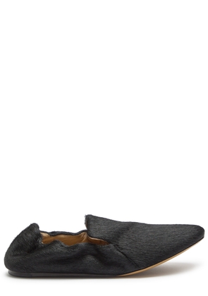 LE Monde Beryl Orlando Calf-hair Loafers - Black - 41 (IT41 / UK8)