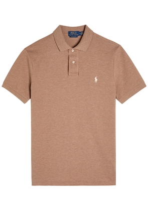 Polo Ralph Lauren Logo-embroidered Piqué Cotton Polo Shirt - Tan - Xxl