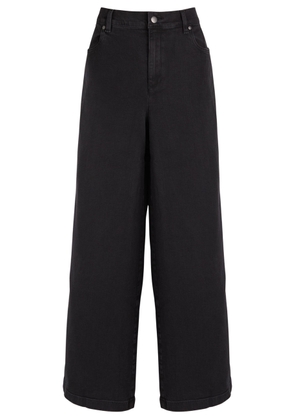 Eileen Fisher Wide-leg Jeans - Black - L (UK 18-20 / XL)