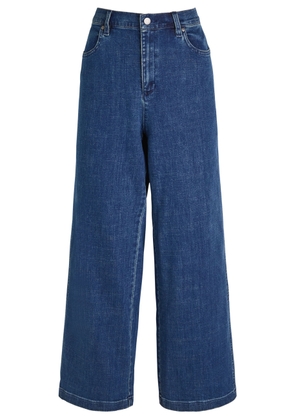 Eileen Fisher Wide-leg Jeans - Dark Blue - M (UK 14-16 / L)