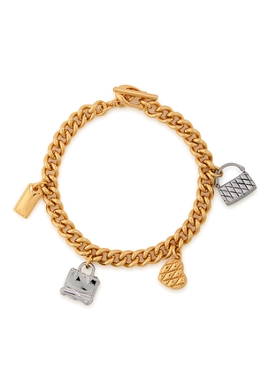 Coach Handbag Charm Bracelet - Gold - One Size