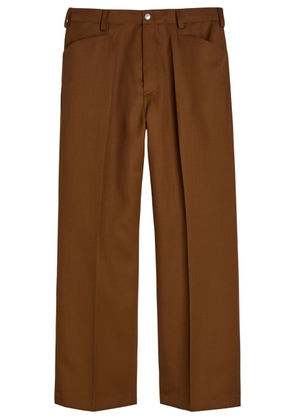 Second Layer Angel Wool Trousers - Brown - 50 (IT50 / L)