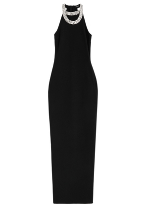 Balmain Crystal-embellished Halterneck Gown - Black - 36 (UK8 / S)