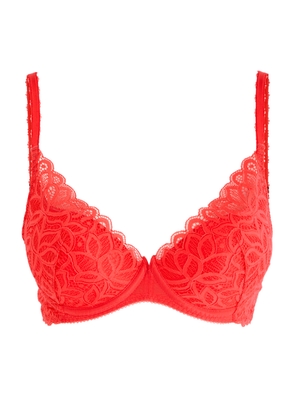 Wacoal Raffine Lace Plunge bra - Red - 32D