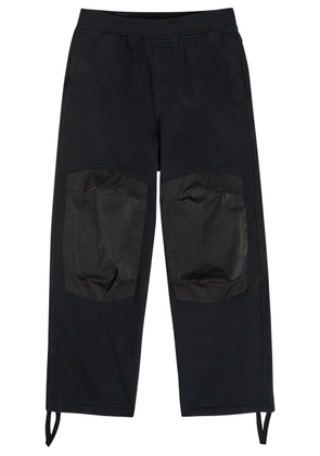 Ten C Panelled Cotton Sweatpants - Black - XL