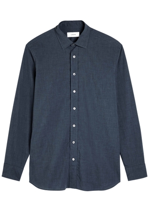 Lardini Cotton Shirt - Dark Blue - 42 (C16.5 / XL)