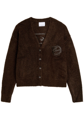 Only The Blind Brown Studio Dept. Brushed-knit Cardigan - XL