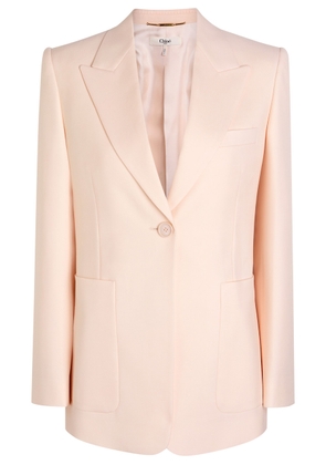 Chloe Darted Wool Blazer - Pink - 38 (UK10 / S)