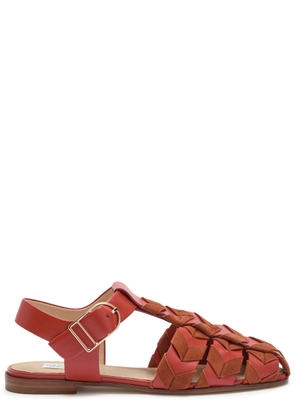 Gabriela Hearst Willow Leather Sandals - Orange - 41 (IT41 / UK8)