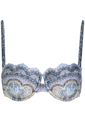 Zimmermann Wanderlust Patterned Bikini top - Multicoloured 1 - 3 (UK 14 / L)